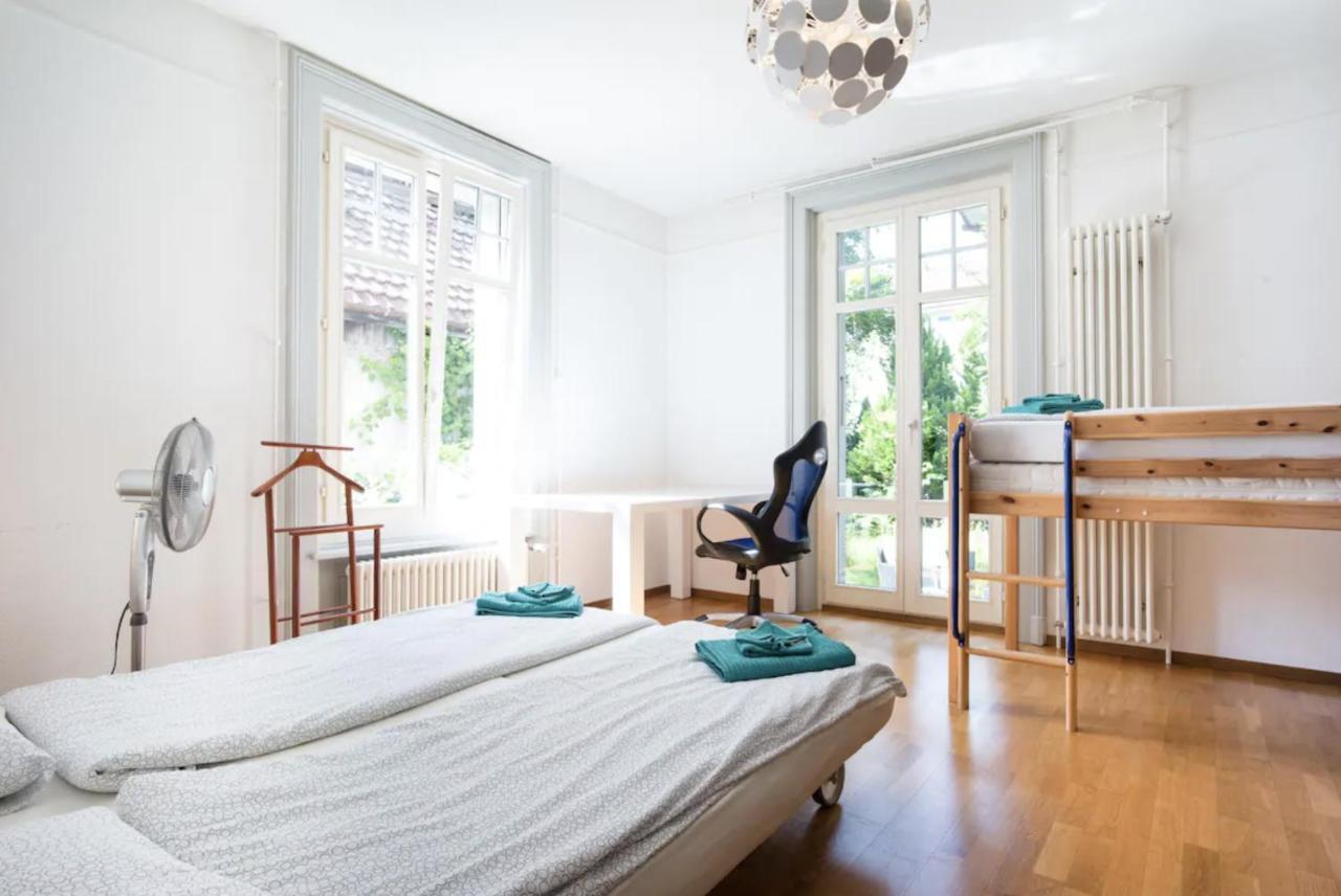 Bern Zwei Zimmer Im Jugendstilhaus Mit Garten Ngoại thất bức ảnh